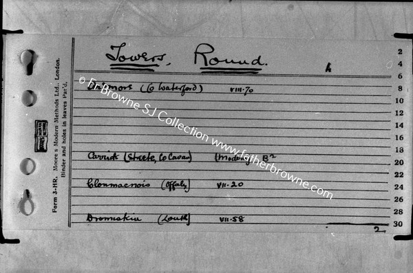 FR BROWNES INDEX